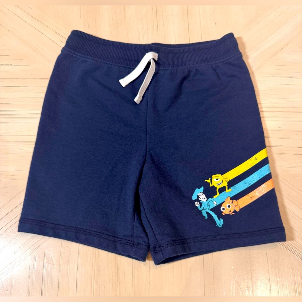 Jumping Beans - Disney Pixar Toddler Boys Navy Blue Pull On Shorts - Size 4T